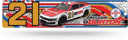 Rico Industries NASCAR Racing كريستوفر بيل رقم 20 لافتة شارع بلاستيكية 4 × 16 بوصة in Saudi Arabia