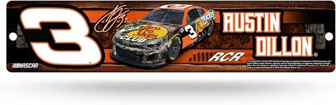 Rico Industries NASCAR Racing كريستوفر بيل رقم 20 لافتة شارع بلاستيكية 4 × 16 بوصة in Saudi Arabia