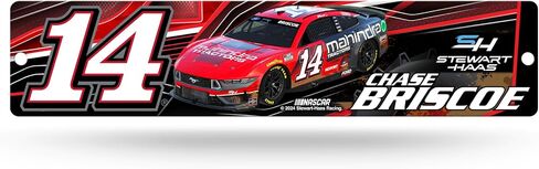 Rico Industries NASCAR Racing كريستوفر بيل رقم 20 لافتة شارع بلاستيكية 4 × 16 بوصة in Saudi Arabia