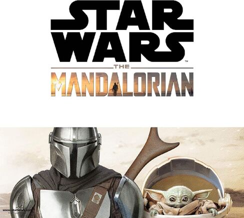 حرب ديزني النجوم The Mandalorian The Child Silver أو Flash Plated Necklace ، الترخيص الرسمي in Saudi Arabia