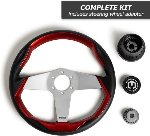 Modz Zilker Golf Cart Wheel مع محول - يناسب جميع نماذج Yamaha - الأخضر والفضي in Kuwait