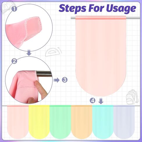 6pcs Composition Classroom Curtains Back to School Pastel Smiley Face Curtains for Classroom Black and White Composition Curtain for Kindergarten Playroom Daycare Bedroom Living Room 36"X24" in Saudi Arabia
