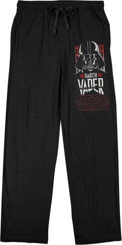Star Wars Darth Vader Mask and Logo Men's Black Graphic Sleep Pajama Pants in Saudi Arabia