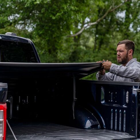 RealTruck Extang Trifecta e-Series Soft Folding Truck Bed Tonneau Cover | 77653 | Fits 2020-2025 Chevy/GMC Silverado/Sierra HD Series (w/o Factory Side Storage Boxes) 6' 10" Bed (82.2") in Saudi Arabia