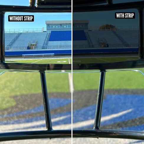 Football Visor Tint Strips (Pair) — Stick-On Tinted Layer for Football Visors, Instantly Applies, Universal Fit, Removes Clean in Saudi Arabia