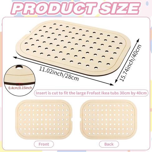 Sensory Table Inserts,Children's Sensory Tray Tabletop Board Game Wooden Flat Board Parent-Child Interactive Early Education Toys in Kuwait
