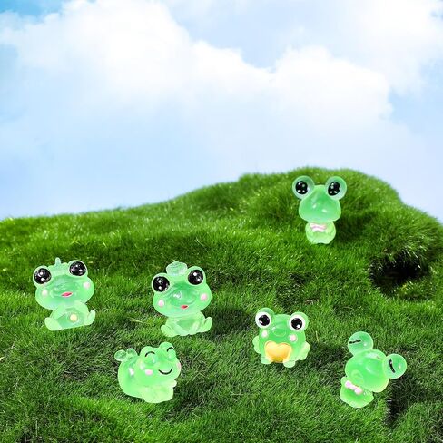 Sibba Frog Car Dashboard Decord 6 Pcs Fun Frog Car Dasic Discorations Car خلفية عرض مرآة الزخرفة in Saudi Arabia