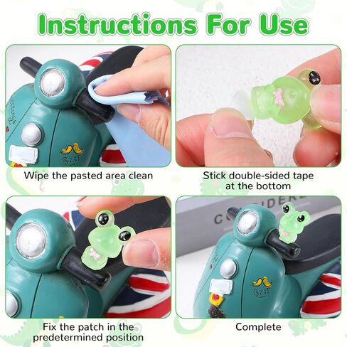 Sibba Frog Car Dashboard Decord 6 Pcs Fun Frog Car Dasic Discorations Car خلفية عرض مرآة الزخرفة in Saudi Arabia