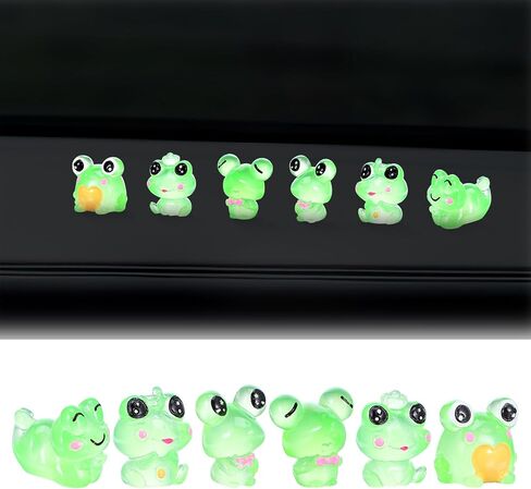 Sibba Frog Car Dashboard Decord 6 Pcs Fun Frog Car Dasic Discorations Car خلفية عرض مرآة الزخرفة in Saudi Arabia