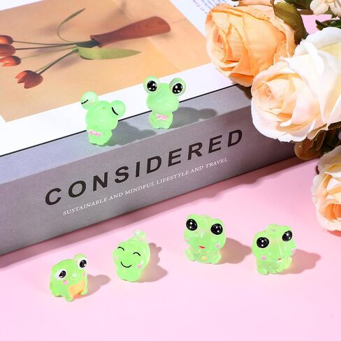 Sibba Frog Car Dashboard Decord 6 Pcs Fun Frog Car Dasic Discorations Car خلفية عرض مرآة الزخرفة in Saudi Arabia