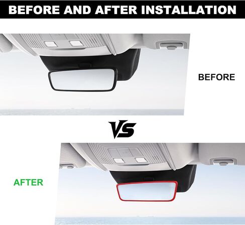 Car Rear View Mirror Protector Frame, Silicone Rearview Mirror Edge Protective Cover, Automotive Mirrors Trim Frame Decoration Compatible with Model 3 Y X S Semi 2014-2024 (Red) in Saudi Arabia