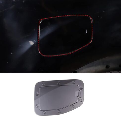 CAR CAS CAS CAS CAP CAP COPTERCORSESSORIES متوافقة مع فورد رينجر 2015-2022 تغطية باب خزان الوقود السيارات تغطية خزان الوقود الخارجي تغطية الغاز غطاء الباب إكسسوارات الإطارات in Saudi Arabia