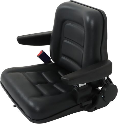 GXYWADY Universal Adjustable Forklift Seat Replacement for Excavator Forklift Tractor Skid Loader Backhoe Dozer Telehandler in Saudi Arabia