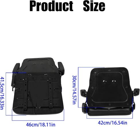 GXYWADY Universal Adjustable Forklift Seat Replacement for Excavator Forklift Tractor Skid Loader Backhoe Dozer Telehandler in Saudi Arabia