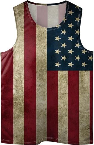 Cowboy Dinosaur Mens Beach Tank Tops Novelty Graphic Quick Dry Sleeveless Shirt for Beach Workout S-4XL in Kuwait