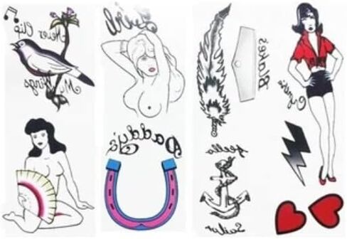 وكيل الأزياء rehab rehab charact و tattoos halloween تعيين حجم واحد in Saudi Arabia