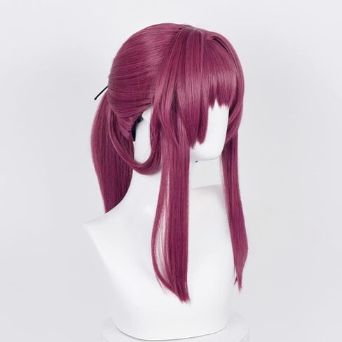 Light Gray Gradient Dark Gray Medium Length Wig Simulation Synthetic Wig cosplay anime show Wig (Stelle) in Saudi Arabia