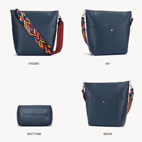 BOSTANTEN Women's Leather Designer Handbags Tote Purses Shoulder Bucket Bags in Saudi Arabia