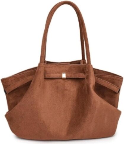 حقيبة حمل من جلد الغزال Makukke للنساء ، حقيبة من جلد الغزال Hobo Handbag Women Vintage Counter Bas in Kuwait