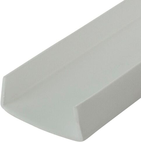 Outwater Plastics White 1-1/4'' Styrene Plastic U-Channel/C-Channel 48 Inch Lengths (Pack of 3) in Saudi Arabia