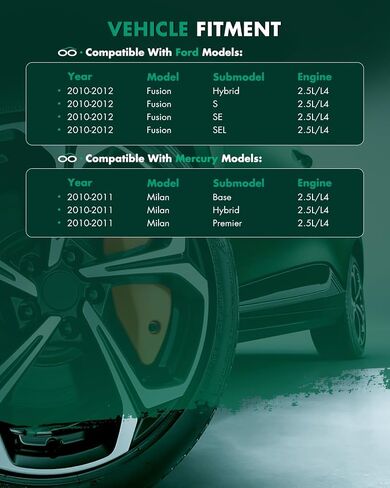 SCITOO CV Axle Shaft Assembly Front Left Right for Ford Fusion 2.5L,for Mercury Milan 2.5L 2010-2012 66-2272 60-2251 2PCS in Saudi Arabia