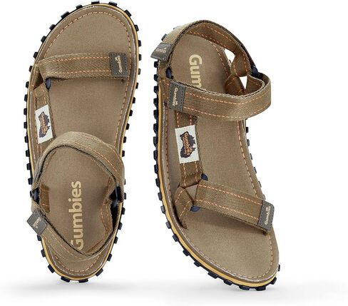 Gumbies Tracker Unisex Sandal, with Supersoft Cotton Adjustable Straps, Cotton Footbed & Recycled Rubber Sole - Comfort Guaranteed in Kuwait