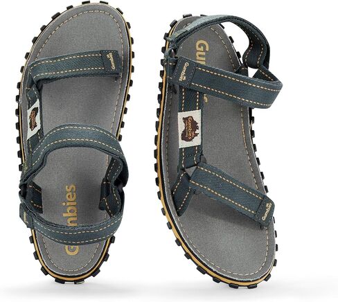 Gumbies Tracker Unisex Sandal, with Supersoft Cotton Adjustable Straps, Cotton Footbed & Recycled Rubber Sole - Comfort Guaranteed in Kuwait