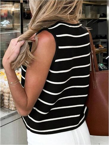 Soly Hux Women's Women's Striped Sweater Stest V VES VEN in Saudi Arabia