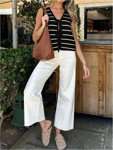Soly Hux Women's Women's Striped Sweater Stest V VES VEN in Saudi Arabia