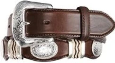 Tony Lama Men's Cutting Champ Western Belt Brown 42 in Saudi Arabia