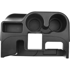 A-Premium Cup Holder Compatible with Dodge Ram 1500, Ram 2500, Ram 3500, 2003-2012, Center Console, Agate, Black, Replace# SS281AZAA