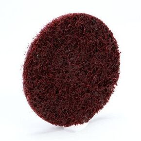 3M Abrasive 048011-05527 Scotch-Brite Roloc Discs, 2", 25,000 RPM, Aluminum Oxide, Maroon (Pack of 50)