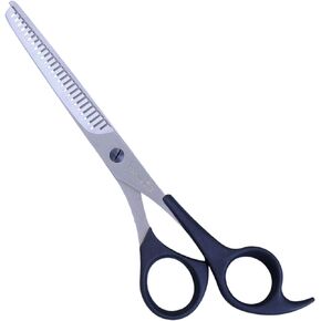ALLEX Japanese Hair Thinning Scissors Small 6 Inch for Kids and Babies, Home Haircut Texturizing Scissors, Japanese Stainless Steel, Black, Made in JAPAN