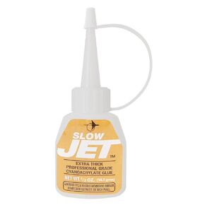 Slow Jet - Thick Industrial Strength CA Glue - Provides Maximum Strength to Laminations - Gap Filler Super Glue