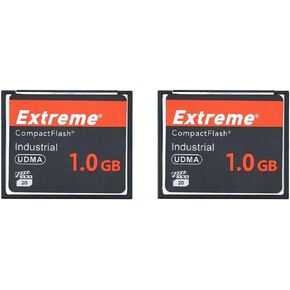 Extreme 1GB Compact Flash Memory Card Camera CF Card UDMA HighSpeed Atable Flash Memory （2Pack）