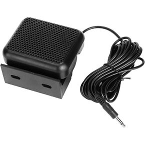 Mini External Speaker CB Radio External Speaker, NSP-100 Two Way Radio CB Car Radio, External Speaker Mobile Radio Microphone, Rectangular Radio Speaker Fit for