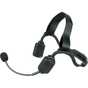 PRYME® Tactical Bone Conduction Headset w/Conduction Speakers, Boom Microphone and Round (Hockey Puck) PTT Switch (for Yaesu/Vertex & Motorola Radios w/2-Pin Side Connector)
