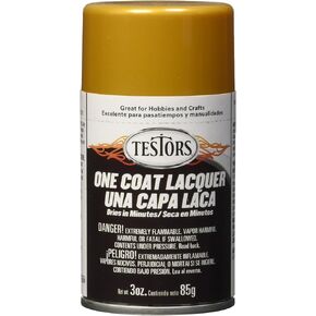 Testors 1846MT 3 oz. Lacquer Spray Gloss Paint, Pure Gold