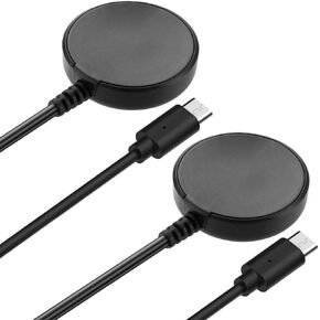 [2 Pack] Sankel Compatible for Samsung Galaxy Watch 6/6 Classic Charger, Replacement Charging Dock Cradle USB Type C Charger Cable Cord for Galaxy Watch5/5 Pro/Watch4/4 Classic/Watch3/Active 2/Active