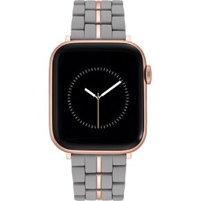 NINE WEST Fashion Rubberized Bracelet for Apple Watch Secure, Adjustable