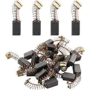 20 Pcs Carbon Motor Brushes, 16mmx13mmx7mm Electric Motor Carbon Brushes Replacement for Repair Power Tools Part