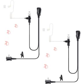 2 حزمة سماعة أذن سلكية واحدة مع كابل مقوى لأجهزة Motorola Vertex Radios VX-210 VX-231 VX-261 VX-264 VX-351 VX-354 VX-424 VX-451 VX-454 VX-459 EVX-261 EVX-531 EVX- 534 EVX-539، سماعة رأس أنبوبية صوتية in Kuwait