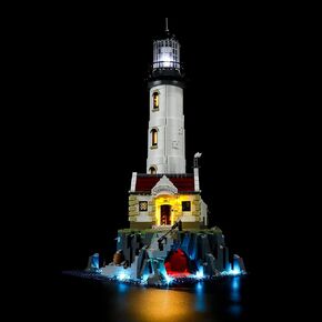 مجموعة إضاءة LED من BRIKSMAX لمنارة LEGO-21335 الآلية - متوافقة مع نموذج مكعبات بناء Lego Ideas - لا تشمل مجموعة Lego