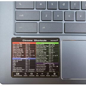 YINOVEEN 2PACK Shortcuts Sticker for Chromebook (3 1/8 x 2 5/8 Inch), for 11.6-15.6" Chromebook Accessories Sticker in Kuwait
