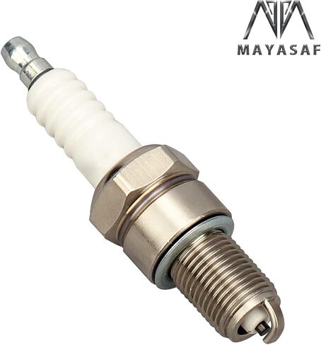 MAYASAF Standard Spark Plugs 7131 قابس إشعال بديل للسيارات لهوندا 1973-1979 سيفيك، لنيسان لتويوتا نوع المقعد المسطح، قطر الخيط 14 مم (0.551 بوصة)/الوصول إلى 19 مم (0.75 بوصة) حزمة من 8 in Saudi Arabia