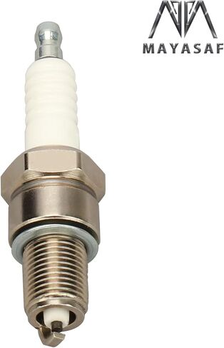 MAYASAF Standard Spark Plugs 7131 قابس إشعال بديل للسيارات لهوندا 1973-1979 سيفيك، لنيسان لتويوتا نوع المقعد المسطح، قطر الخيط 14 مم (0.551 بوصة)/الوصول إلى 19 مم (0.75 بوصة) حزمة من 8 in Saudi Arabia
