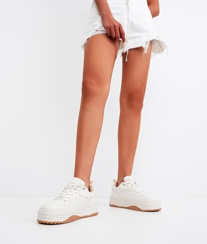 Vepose 8060 Women's Fashion Platform Sneakers，Wide Toe Design Leather Casual Tennis Lace-up Shoes in Saudi Arabia
