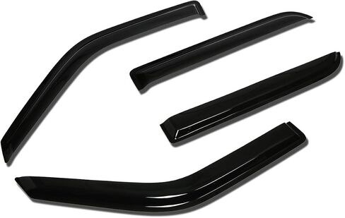 DNA MOTORING WVS-036 4pcs Dark Smoke Vent Window Visor Deflector Rain/Sun Guard Compatible with 97-17 Expedition / 98-17 Navigator in Saudi Arabia
