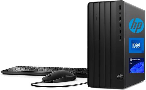 كمبيوتر مكتبي HP Pro Business، معالج Intel Core 4-core، Windows 11 Pro، إيثرنت، VGA، HDMI، فتحة DVD، 8 أنواع USB، بلوتوث وواي فاي (ذاكرة الوصول العشوائي 32 جيجابايت، 1 تيرابايت SSD) in Saudi Arabia