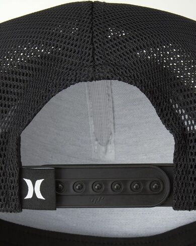 Hurley Men's Caps - Flat Brim Mesh Panel Baseball Cap Trucker Hat - Snap Back Hats for Men in Saudi Arabia